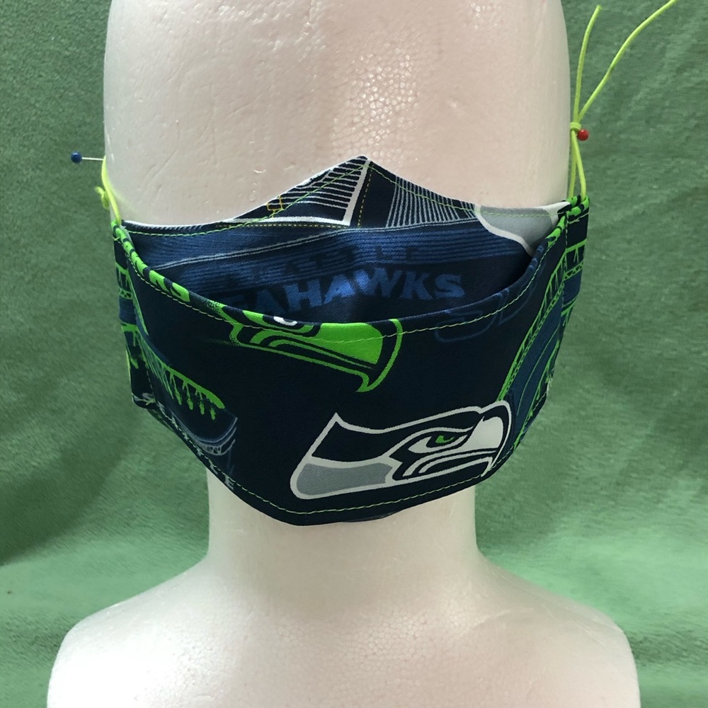 Handmade Seattle Seahawks Face Mask